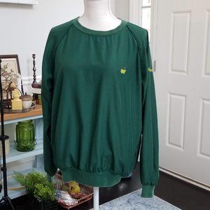 Masters Green Windbreaker Pull Over Size Small